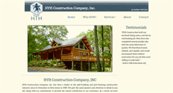 Desktop Screenshot of hyhconstruction.com